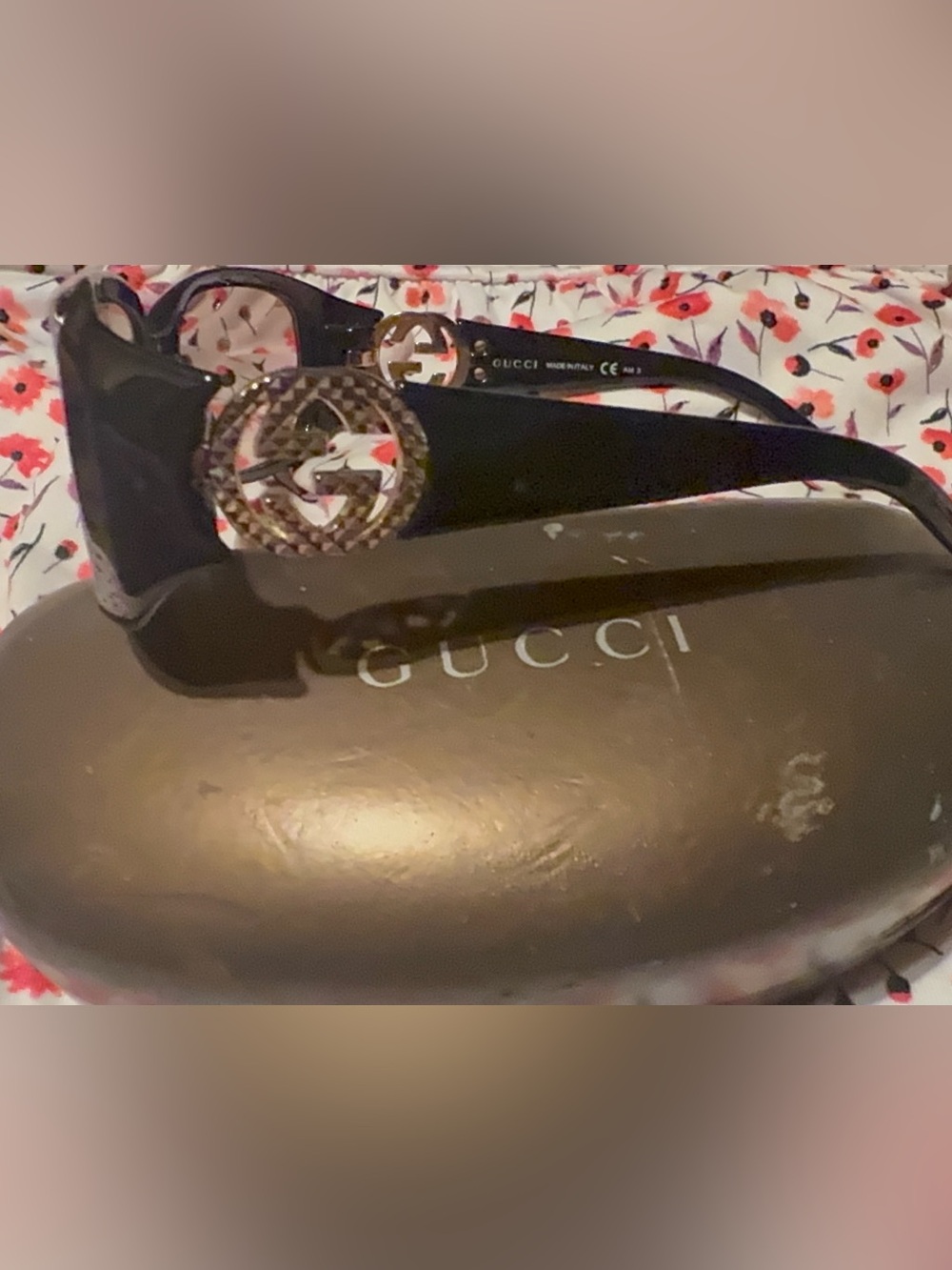 Gucci Dark Brown Square frame you can put own prescripcion Glasses Authentic - Picture 2 of 16